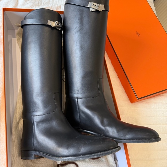 Hermes Black Leather Jumping Boots (Size 42) - Picture 7 of 8